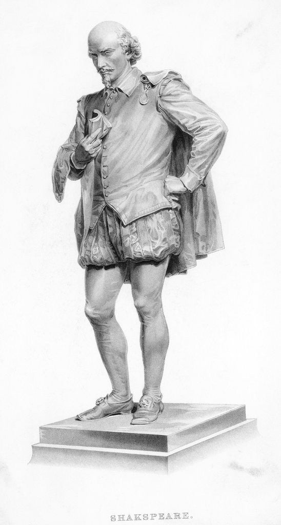 Detail of William Shakespeare by Anonymous