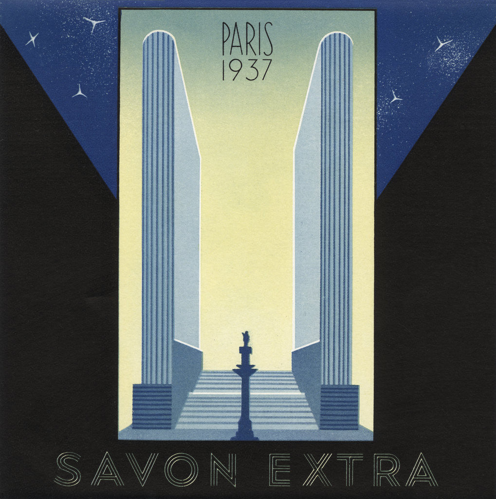 Detail of Savon Extra Soap Label by Anonymous