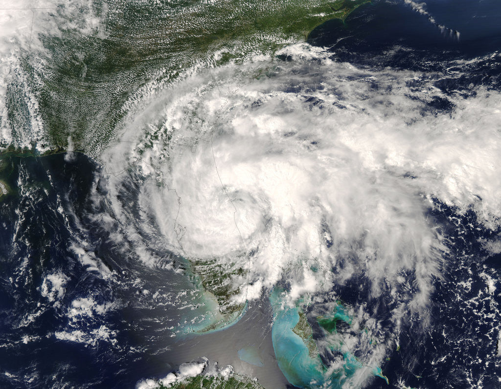 Detail of Tropical Storm Fay Over the East Coast of Florida by Anonymous
