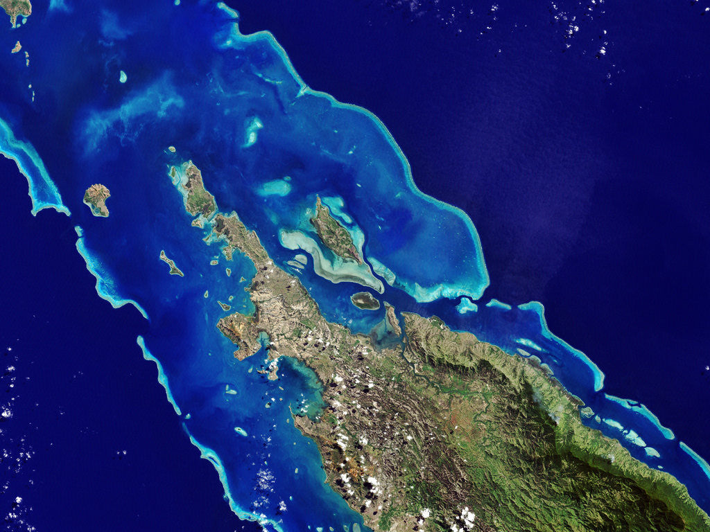 Detail of Ile Balabio and Part of Grande Terre in New Caledonia by Anonymous
