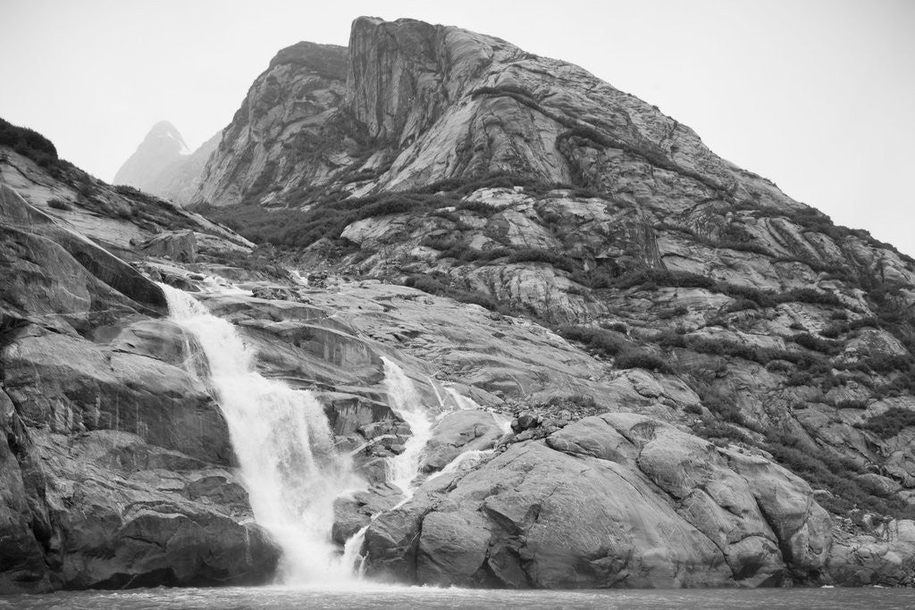 Detail of Endicott Arm Waterfall in Tracy Arm-Fords Terror Wilderness by Corbis