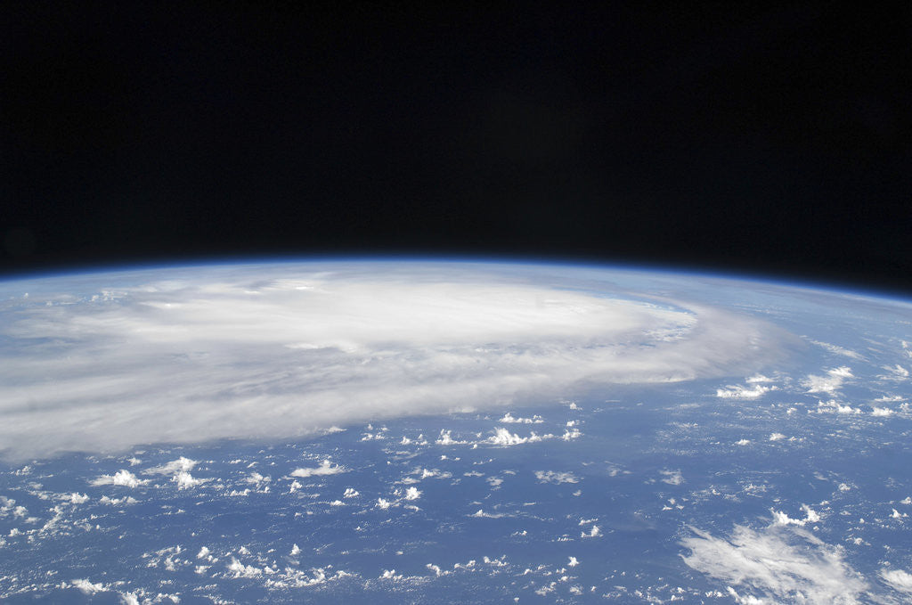 Detail of Hurricane Ike Seen From the International Space Station by Anonymous