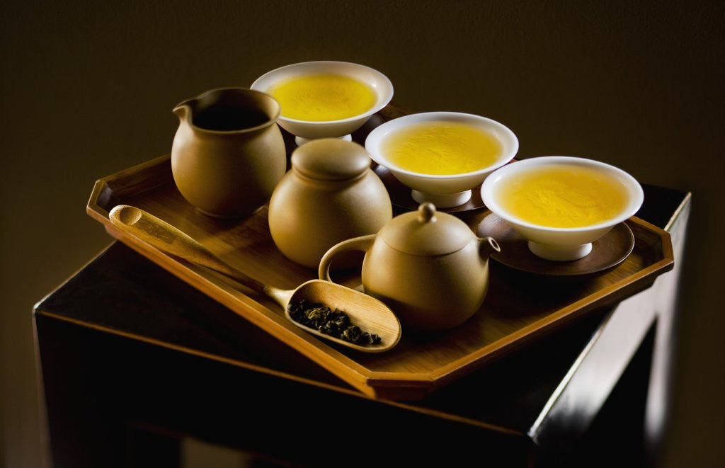 Detail of Oolong Tea Served with Japanese Tea Set by Anonymous