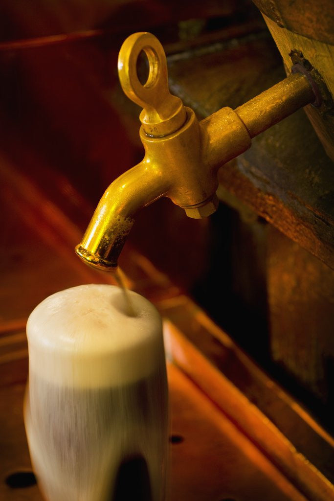 Detail of Beer on Tap at the Schlenkerla Brewery by Anonymous