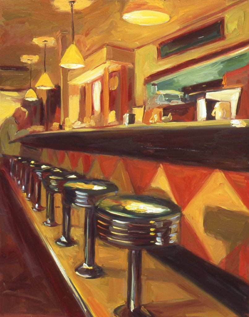 Detail of Corner Cafe by Pam Ingalls