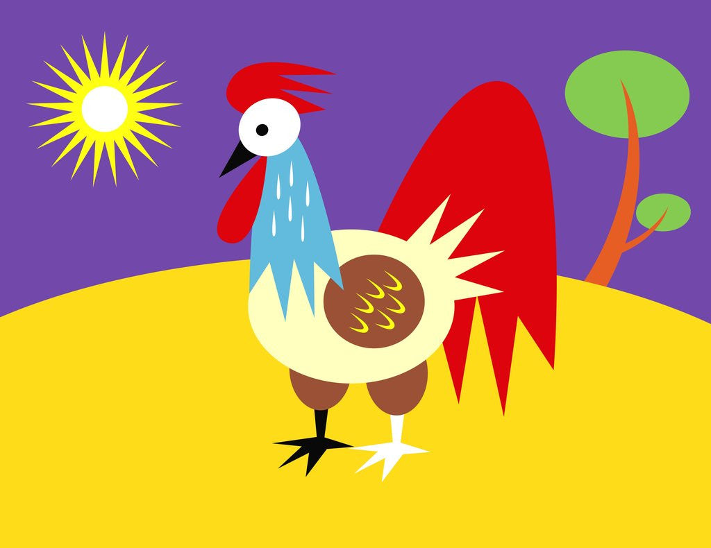 Detail of Rooster by Anonymous