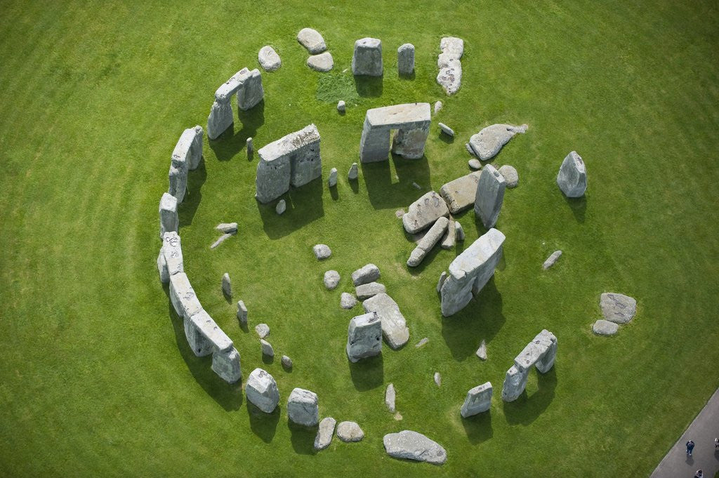 Detail of Aerial View of Stonehenge by Corbis