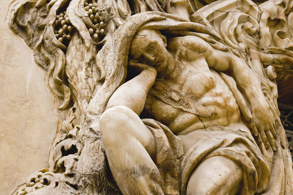 Detail of Detail of Sculpture on Palacio del Marques de Dos Aguas by Corbis