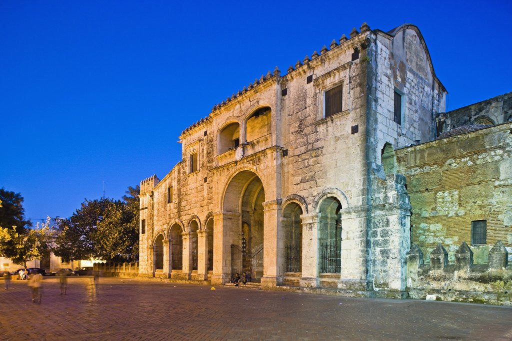 Detail of Catedral Primada de America and Parque Colon by Anonymous