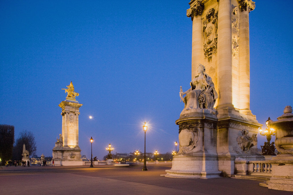 Detail of Pont Alexandre-III by Anonymous
