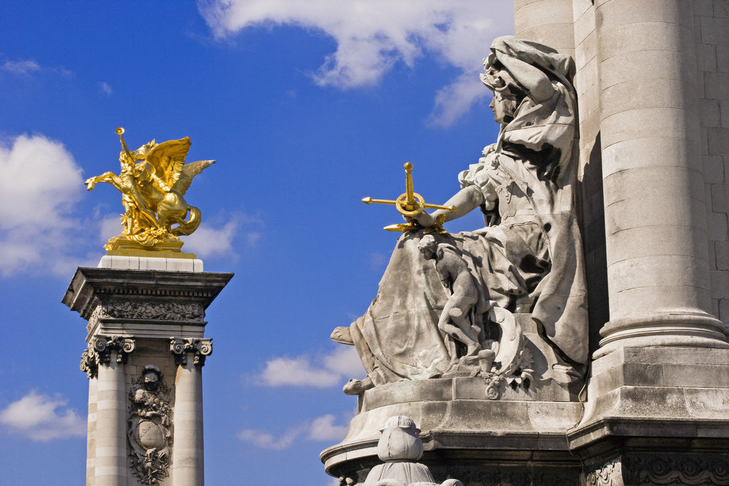 Detail of Detail of Sculpture on Pont Alexandre-III by Anonymous