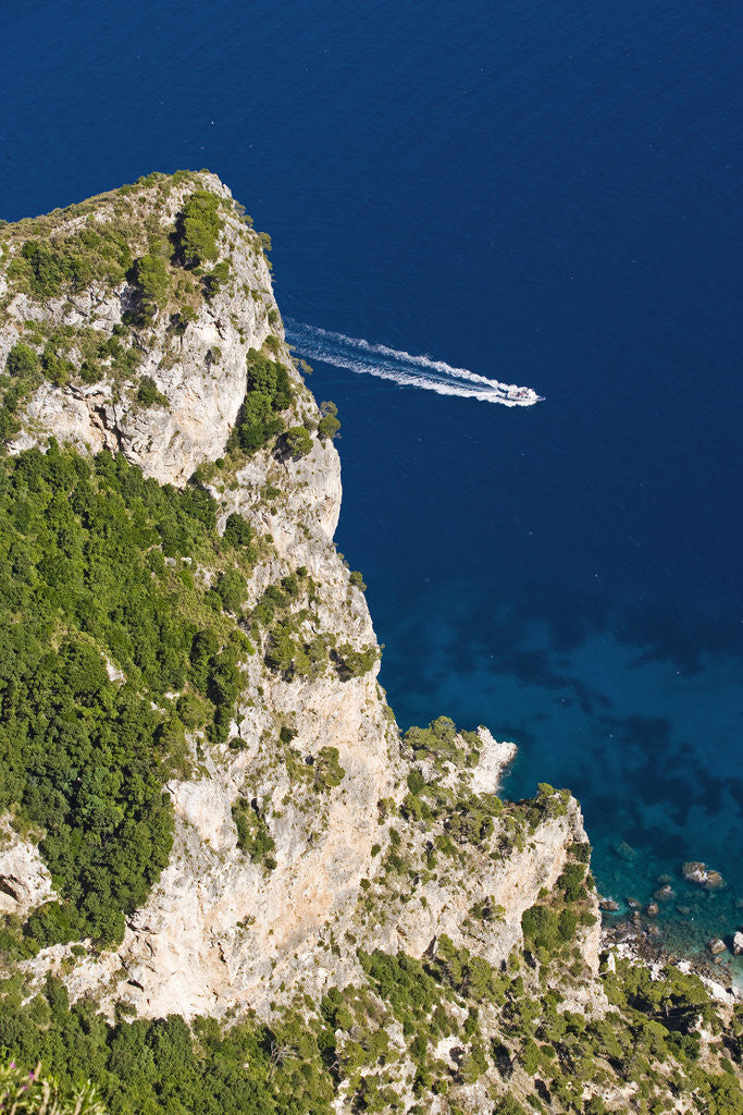 Detail of View of Capri Coastline from Monte Solaro by Anonymous