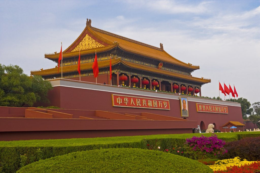 Detail of Gate of Heavenly Peace by Anonymous