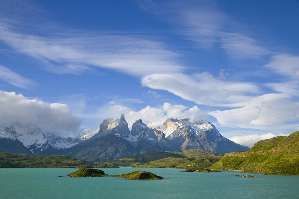 Detail of Cuernos del Paine Peaks Above Lago Pehoe by Anonymous