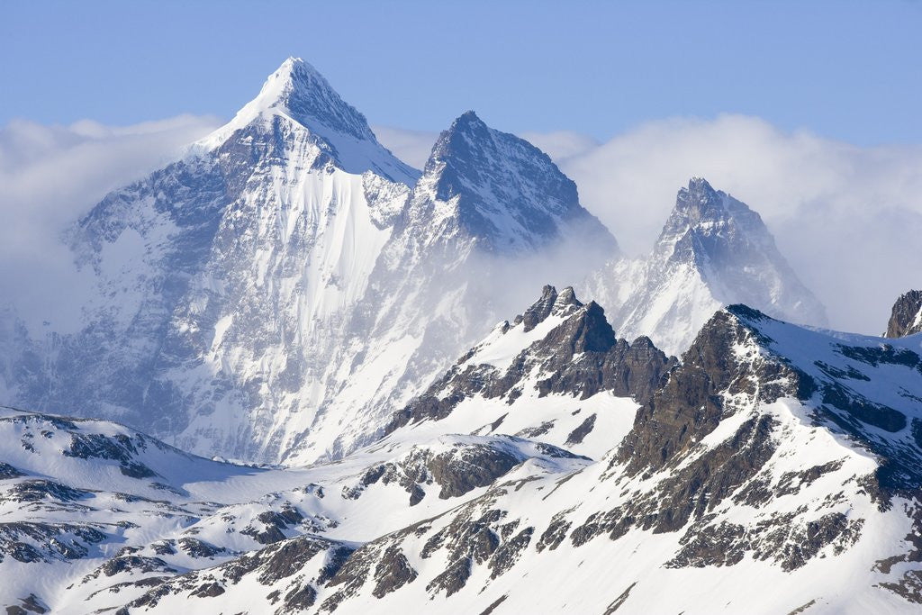 Detail of Snowy Mountains of Allardyce Range by Anonymous