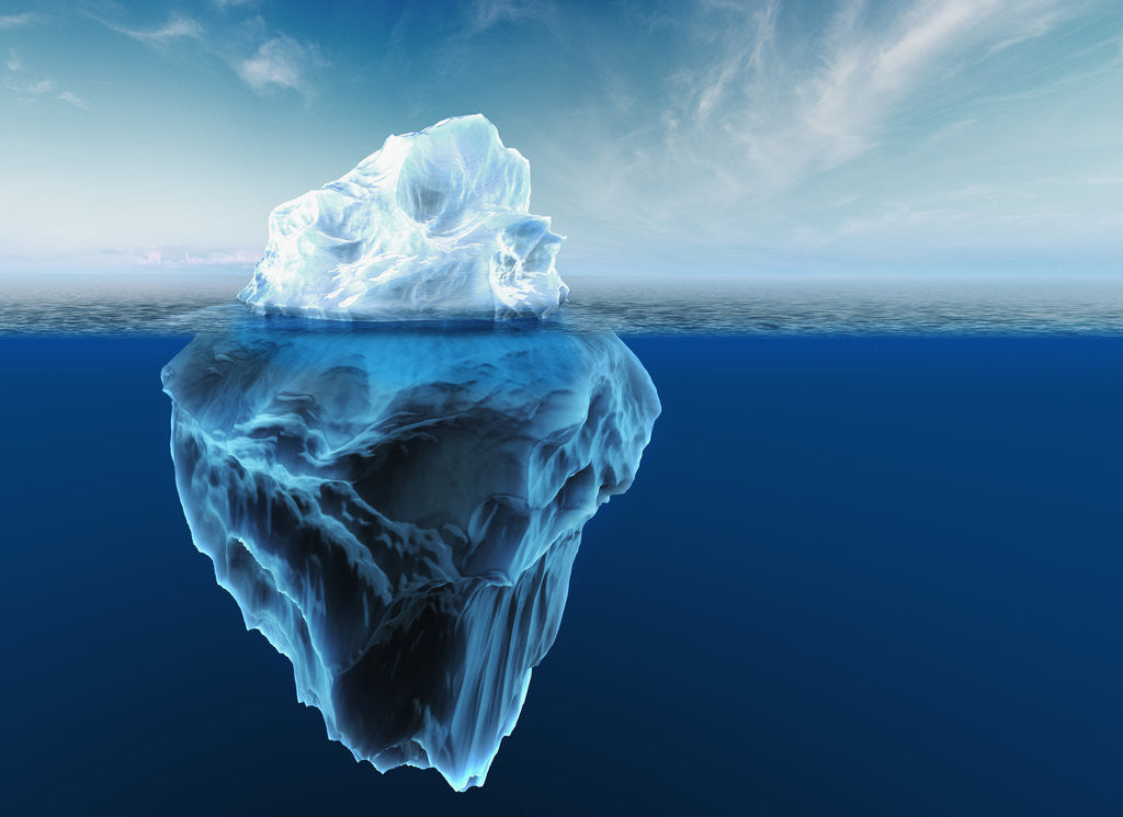 Detail of Melting Iceberg by Anonymous