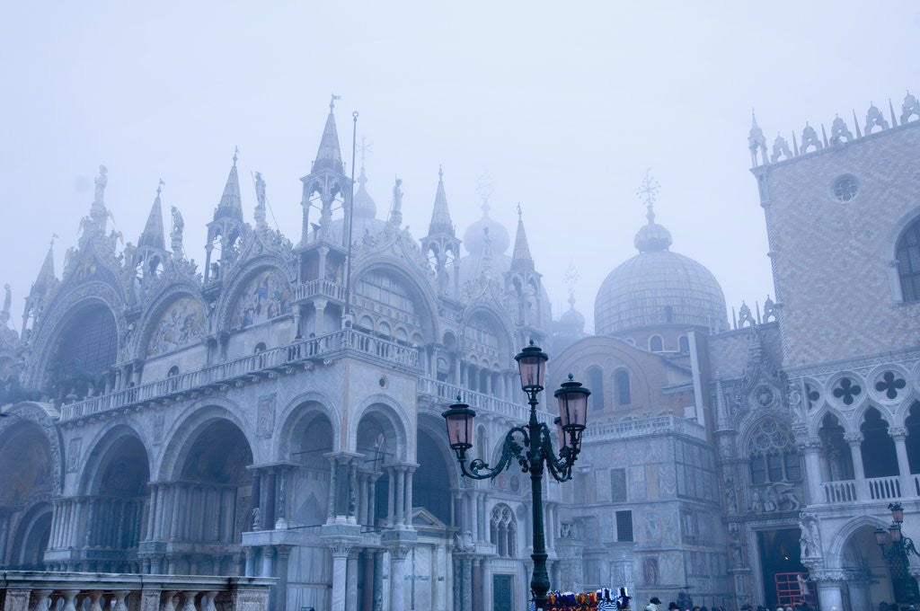 Detail of Fog Over the Basilica of San Marco in Venice by Anonymous