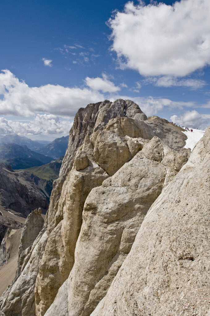 Detail of View of Contrin Valley and Marmolada Glacier by Anonymous