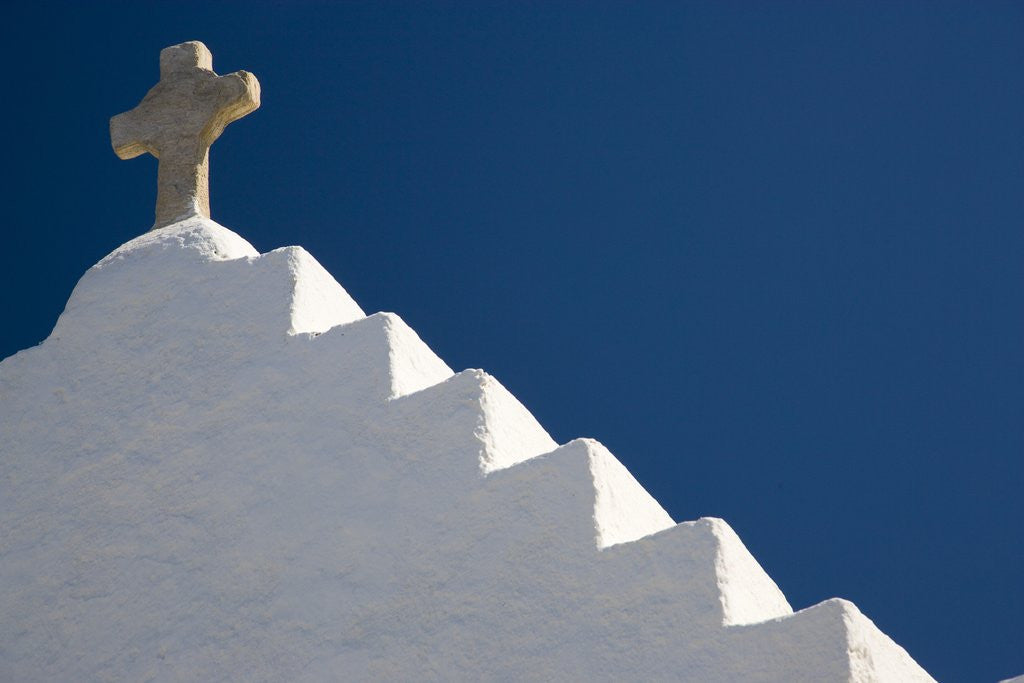 Detail of Church of Panaghia Parportiani in White by Anonymous