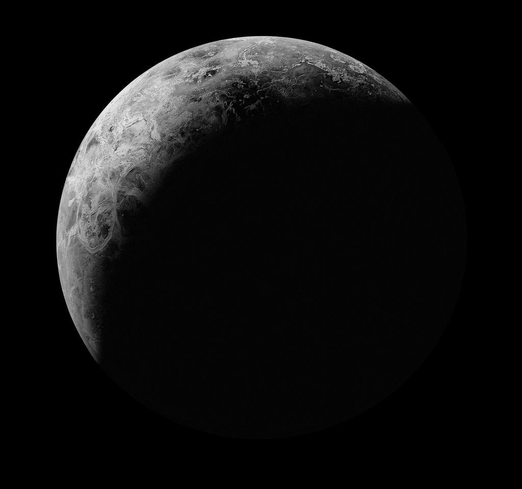 Detail of Radar View of the Southern Hemisphere of Venus by Anonymous