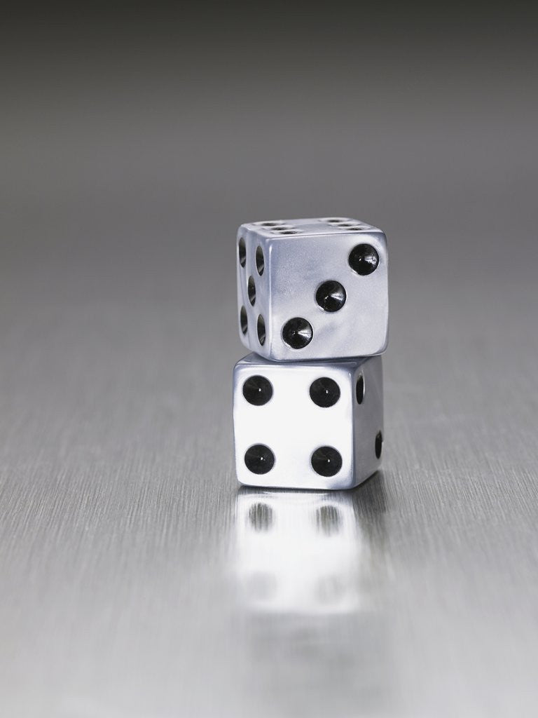 Detail of Pair of dice by Anonymous