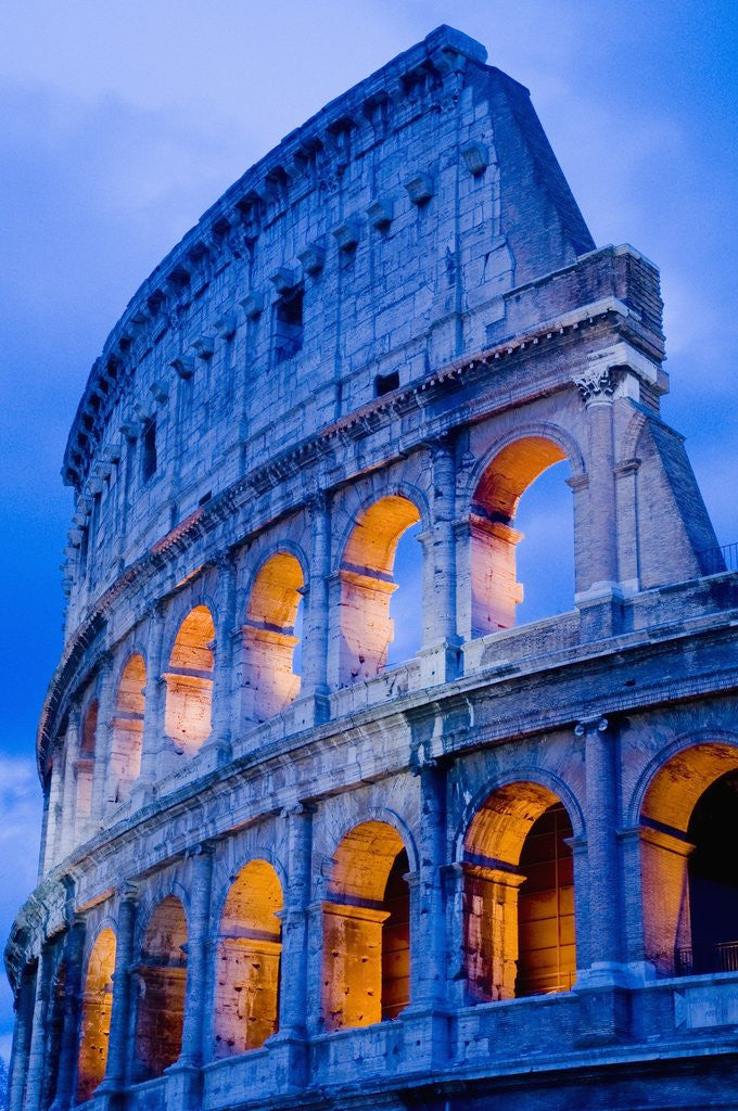 Detail of Colosseum at Dusk by Corbis