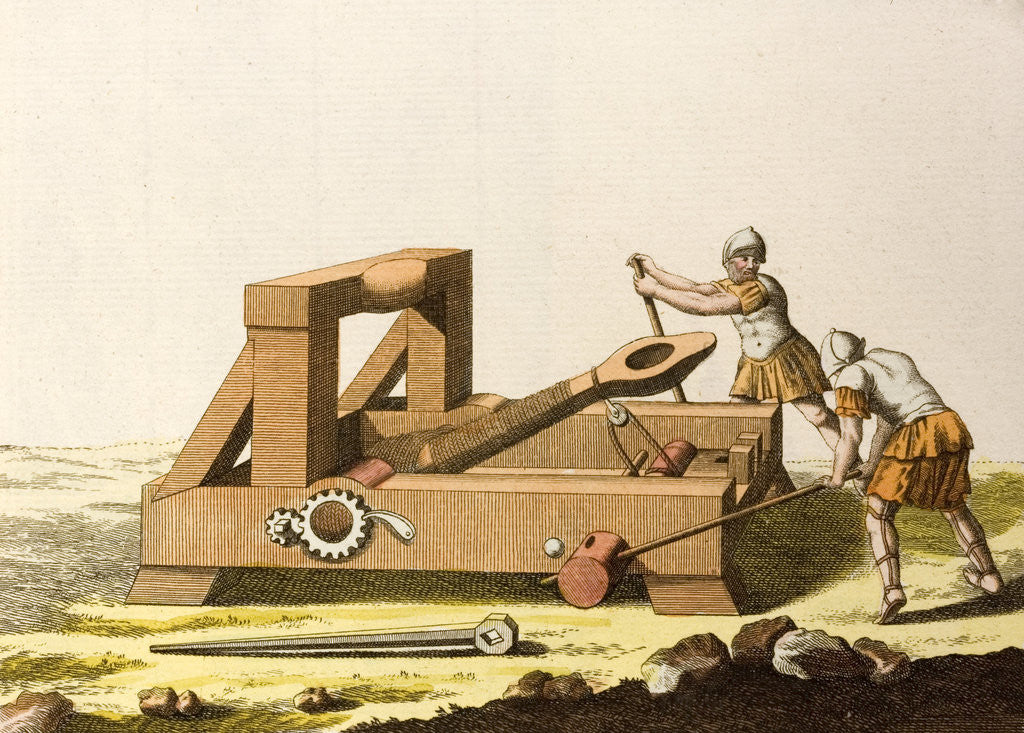 Detail of Print of Roman Onager by Anonymous