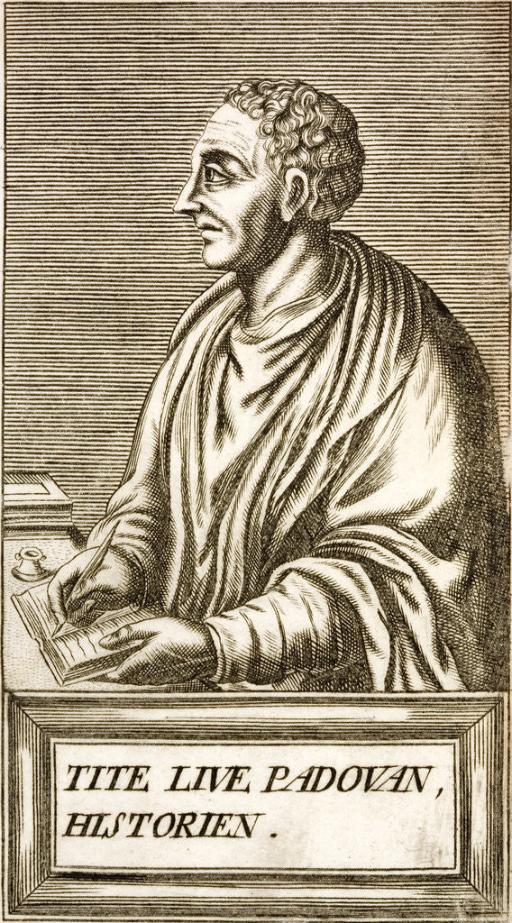 Detail of Portrait of Livy by Andre Thevet