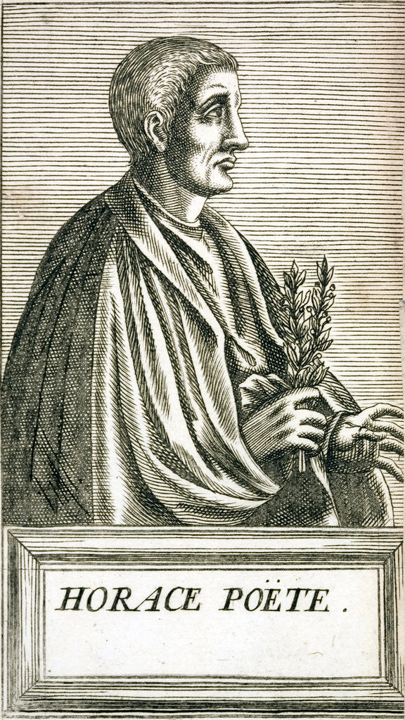 Detail of Portrait of Horace by Andre Thevet