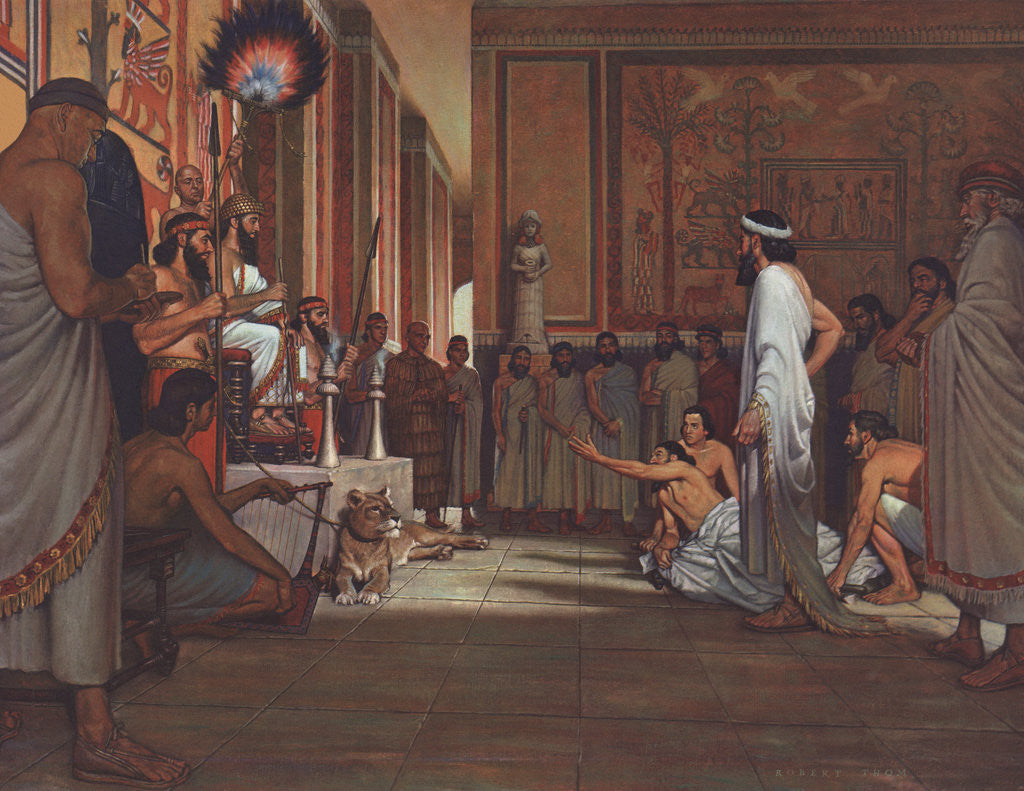 Detail of The Code of Hammurabi by Robert Thom