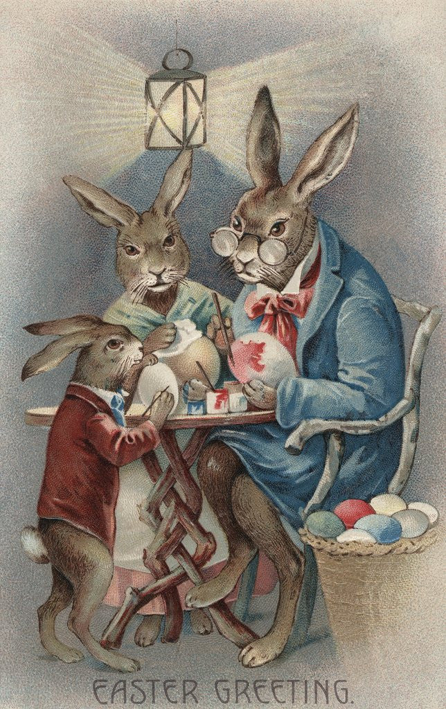 Detail of Easter Greetings Postcard by Anonymous