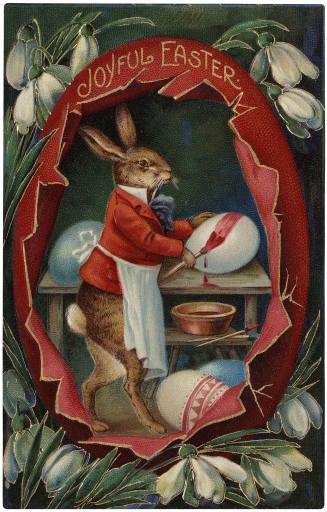 Detail of Joyful Easter Postcard by Corbis