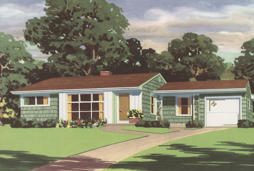 Detail of Illustration of Classic American Rambler by Anonymous