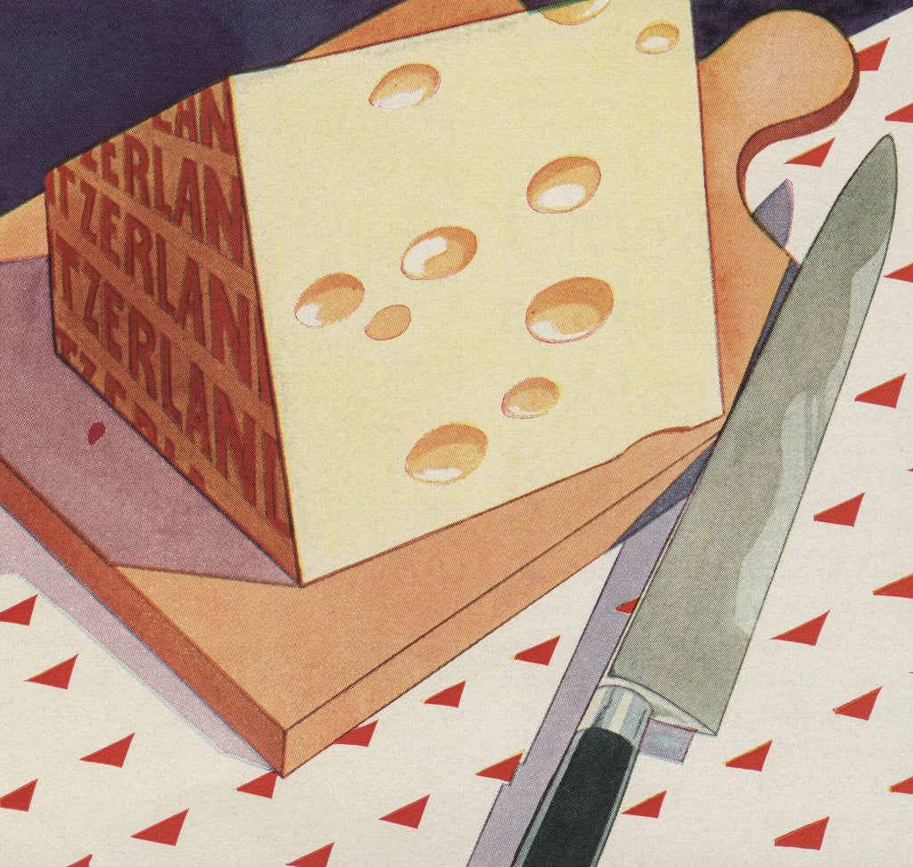 Detail of Illustration of Swiss Cheese by Anonymous