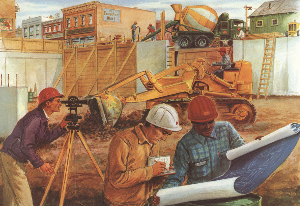 Detail of Division of Labor and Specialization Illustration by Corbis