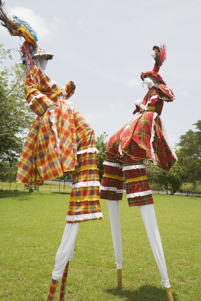 Detail of Moko Jumbies in St. Croix by Anonymous