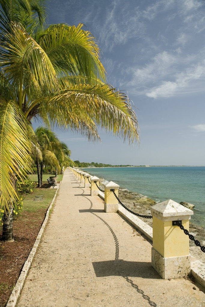 Detail of Waterfront Path on Beach by Anonymous