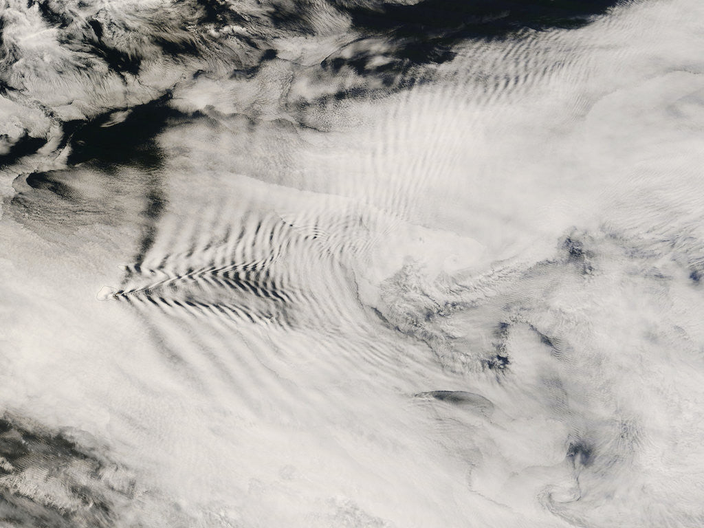 Detail of Low Earth Orbit View of Clouds over Indian Ocean by Anonymous