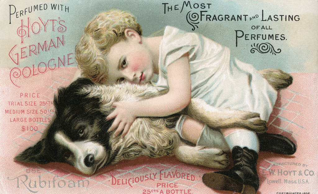 Detail of Hoyt's German Cologne Trade Card by Corbis