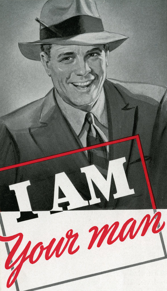 Detail of I Am Your Man Illustration by Anonymous