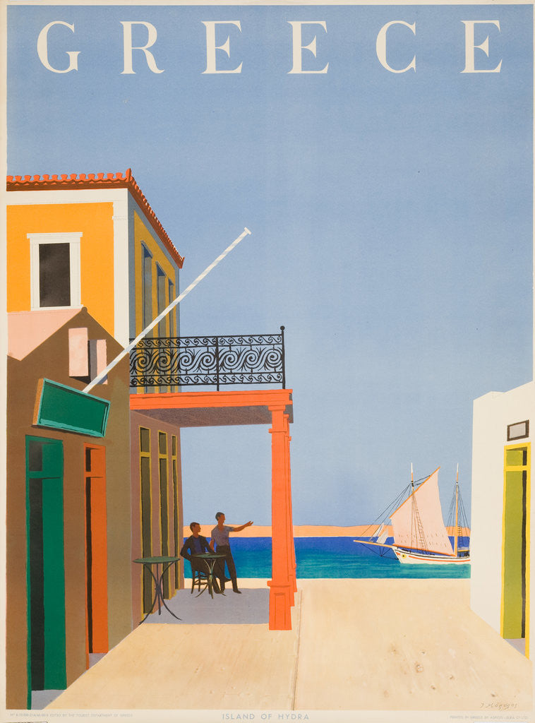 Detail of Greece Poster by Anonymous