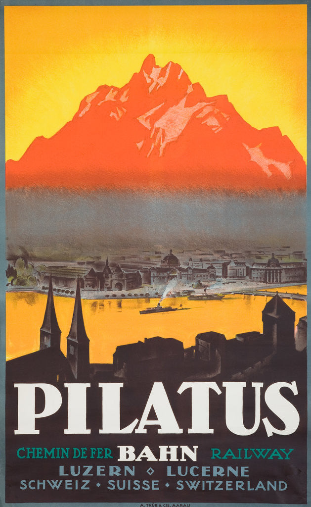 Detail of Pilatus Poster by Anonymous