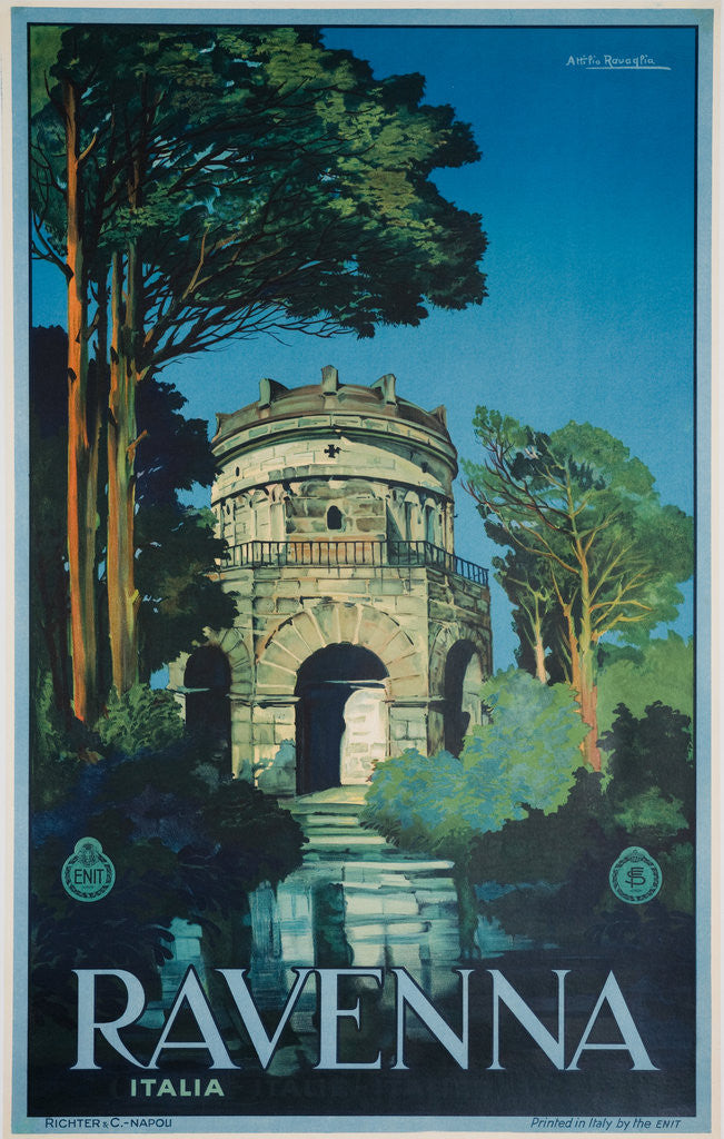 Detail of Ravenna Poster by Attilio Ravaglia