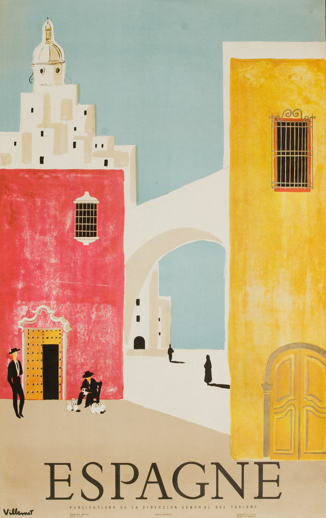 Detail of Espagne Poster by Bernard Villemot