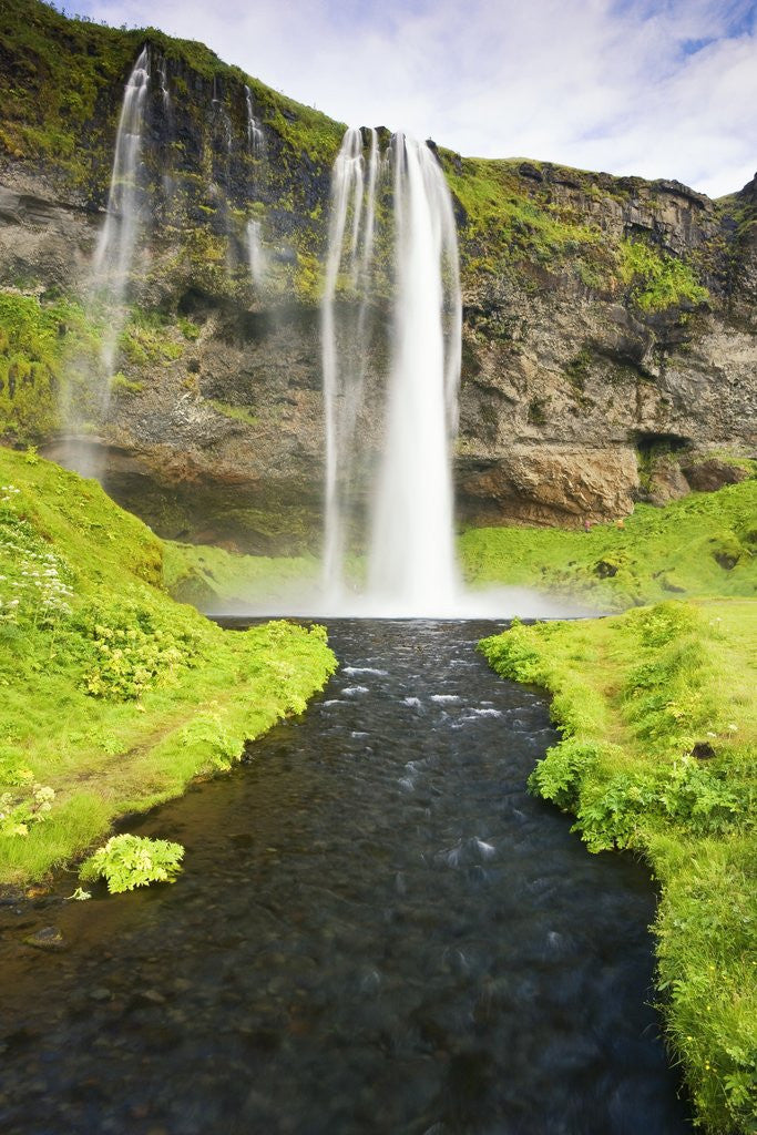 Detail of Seljalandsfoss Waterfall by Anonymous
