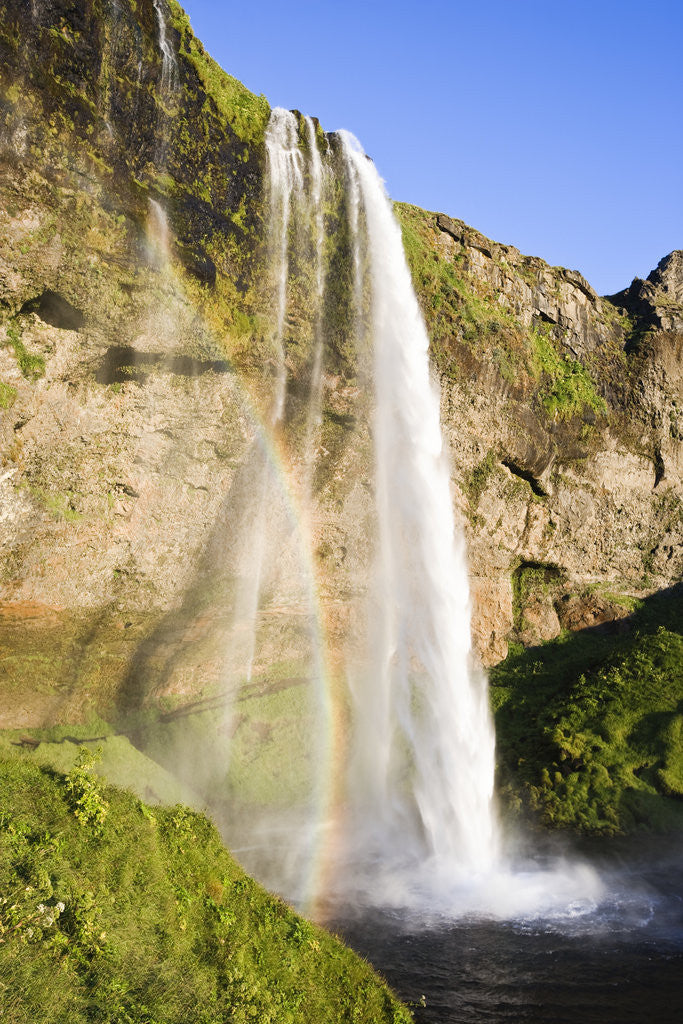 Detail of Seljalandsfoss Waterfall by Anonymous