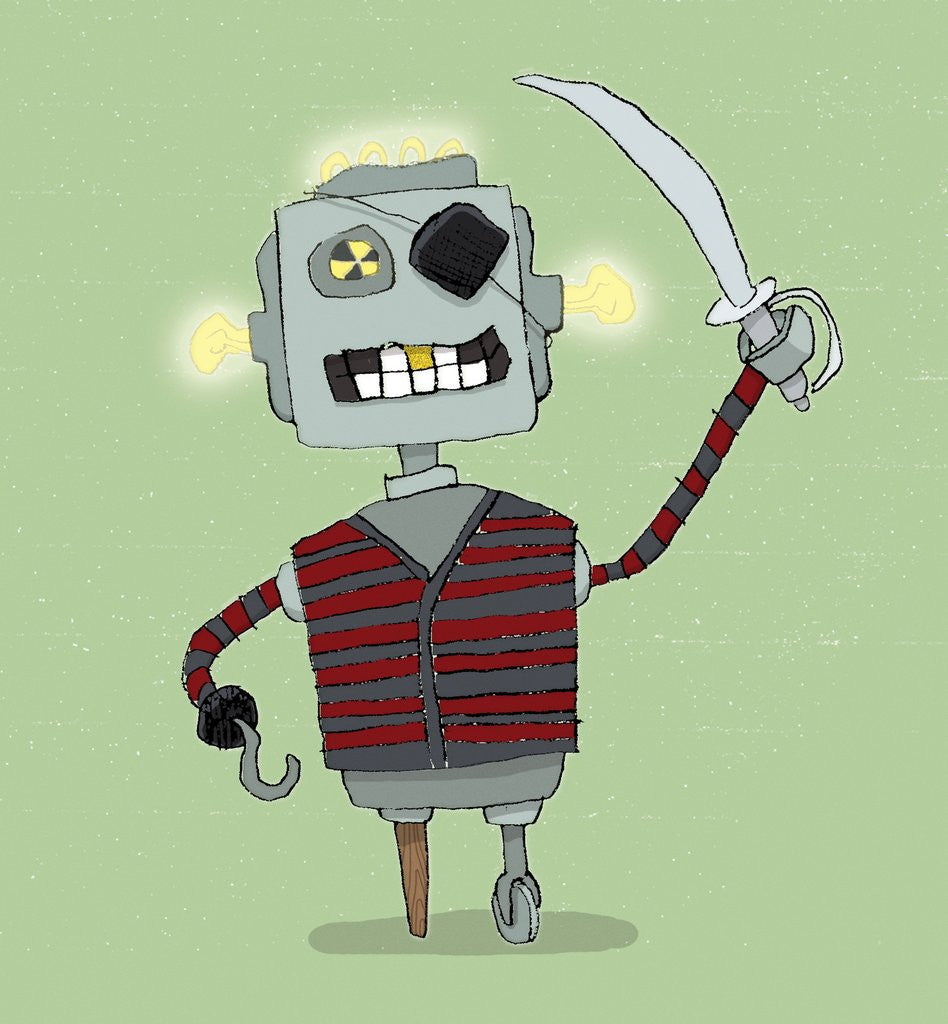 Detail of Robot Pirate by Anonymous