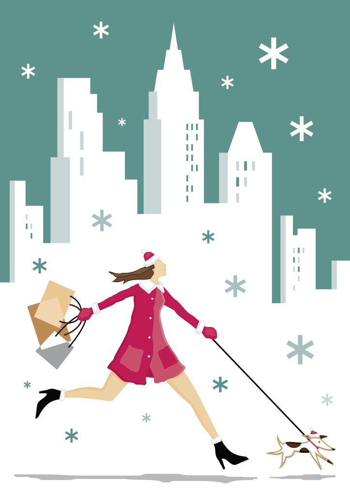 Detail of Christmas Shopping by Anonymous