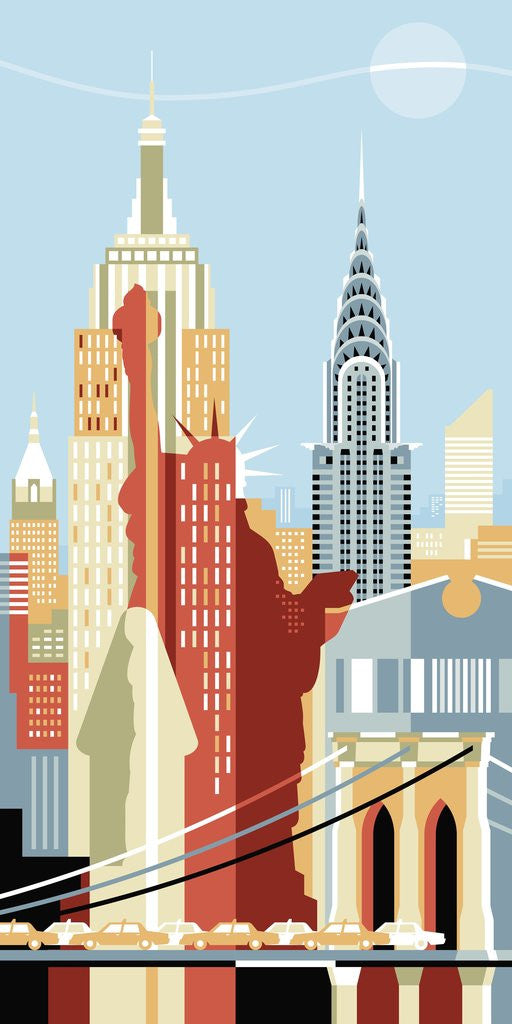 Detail of New York by Anonymous