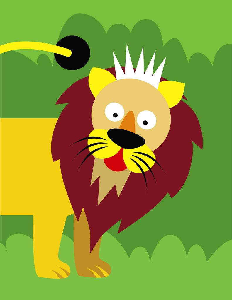 Detail of Lion King by Anonymous